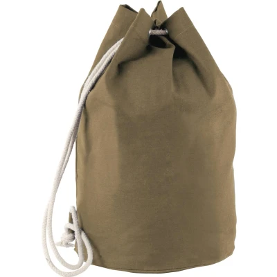 Afbeelding van Kimood Katoenen tas met koord in marinestijl KI0629 Vintage Khaki