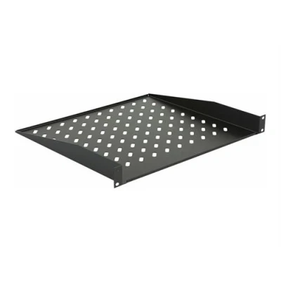 Image de Lanview by Logon Étagère pour rack montable en armoire noir, RAL 9005 1U 19&quot;