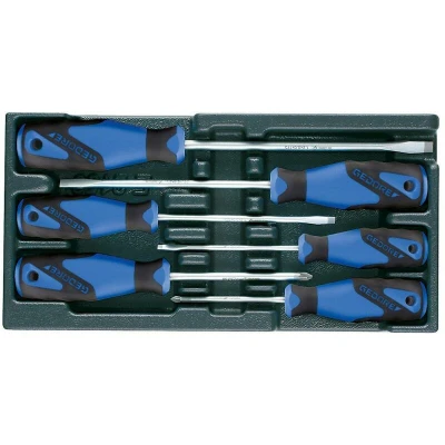 Image de GEDORE 1500 ES 2150 PZ jeu de tournevis avec manche à 3 composants 6 pièces 1523694