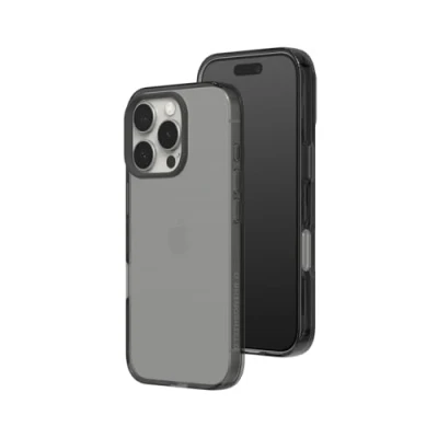 Afbeelding van RHINOSHIELD JellyTint Kleur transparante beschermhoes compatibel met [iPhone 16 Pro Max] Overtreft militaire normen voor vallen, krasbestendig, schokbestendig Zwart kwarts