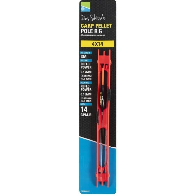Afbeelding van Preston Carp Pellet Pole Rig (3m) Maat : 4x14