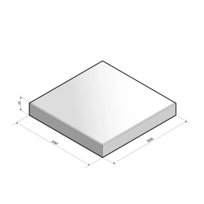 Afbeelding van Tegel 30x30x4,5 cm antraciet komo