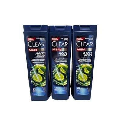 Afbeelding van Set van 6 flesjes 225 ml voor lichte mannen, anti talg