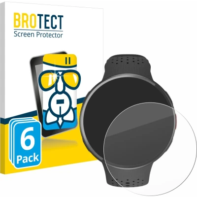 Afbeelding van BROTECT Screenprotector voor Polar Pacer Pro Folie Beschermfolie Beschermglas transparant (6 Stuks)