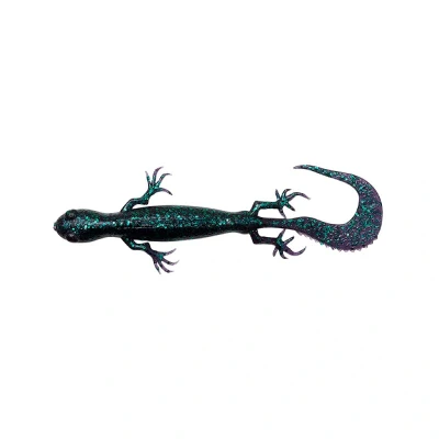 Afbeelding van Savage Gear 3D Lizard Green Pumpkin Purple 10cm (5.5g) (6 Stuks) Softbait