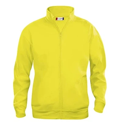 Afbeelding van Basic cardigan signaalgeel xxl