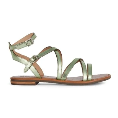 Afbeelding van Geox D SOZY S Sandalen, Dames, Maat: 39, Sage Leer