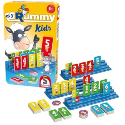 Afbeelding van MyRummy® Kids: Meeneemspel in metalen doos