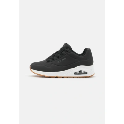 Afbeelding van Skechers Wide Fit UNO Sneakers laag black, Dames, Maat: 37, Black Pu