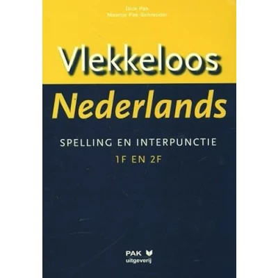 Afbeelding van Vlekkeloos Nederlands taalniveau 1F en 2F