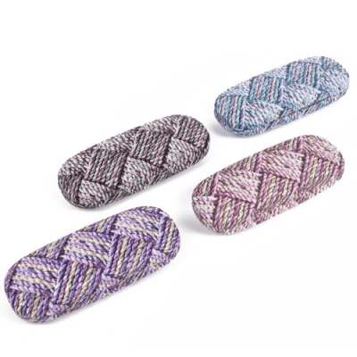 Afbeelding van Benson Brillenkoker Touw Design Kleurenmix per stuk
