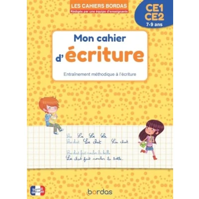 Afbeelding van Mon cahier d&#039;écriture CE1 CE2