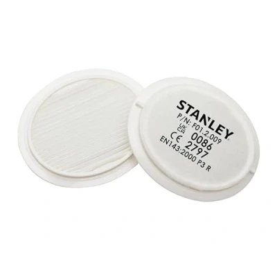Afbeelding van Stanley Reservefilter voor ademmasker 1 verpakking superieure filterefficiëntie extreem lage ademweerstand compatibel met ademmaskers