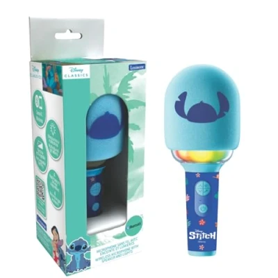 Afbeelding van Stitch Bluetooth/Wireless Karaoke Microfoon met geluid en licht