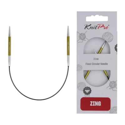 Afbeelding van KnitPro Zing vaste breinaalden rondbreinaalden 22,5 cm x 3,5 mm