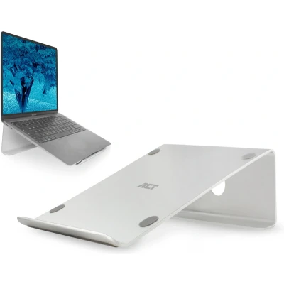 Afbeelding van ACT AC8115 Laptopstandaard tot 15.6&quot; Kijkhoek: 20 Anti slip Ergonomisch Kabelmanagement Aluminium