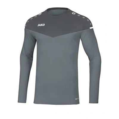 Afbeelding van JAKO Champ 2.0 Sweatshirt voor heren, Steengrijs / licht antraciet