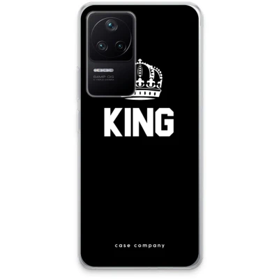 Afbeelding van Case Company® hoesje geschikt voor Xiaomi Poco F4 King zwart Soft Cover Telefoonhoesje Bescherming aan alle Kanten en Schermrand