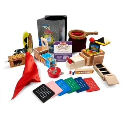 Afbeelding van Melissa &amp; Doug Toverbak Fantasiespel set Kerstcadeaus 10 Goocheltrucs voor kinderen Magisch speelgoed 8+ Jaar Cadeau jongens en meisjes