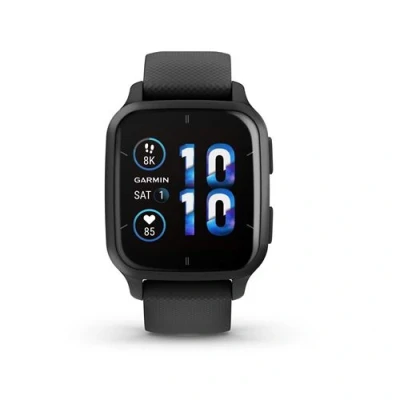 Image de Garmin Venu Sq 2 Music Noir (Bracelet Silicone Noir)