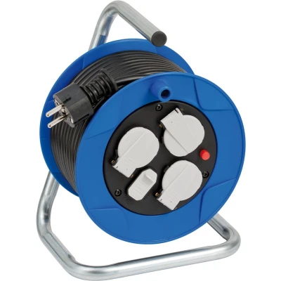 Afbeelding van Kabelhaspel Brennenstuhl 15 meter (3 voudig, USB, IP20, 3 x 1.5 mm²)