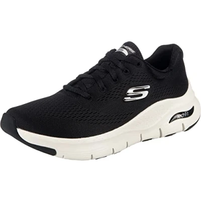Afbeelding van Skechers Arch Fit Big Appeal damessneakers, zwart.