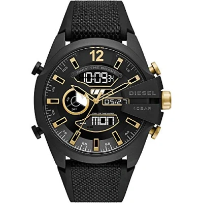 Afbeelding van Diesel heren Mega Chief Horloge DZ4552 in de kleur Zwart