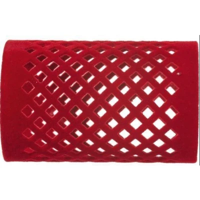 Afbeelding van Efalock Fluwelen rollers lang rood 40mm