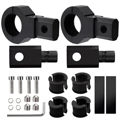 Afbeelding van Montagebeugel voor lichtbalk, led, 360 graden, universele rotatie, koplampklemhouders, buis 19 32 mm, motorfiets, voertuigen, SUV, vrachtwagen, 2 stuks