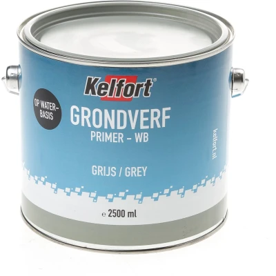 Afbeelding van Grondverf grijs (waterb) 2500ml