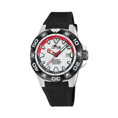 Afbeelding van Lotus Diver Horloge, Heren, Maat: One Size, Grey silver