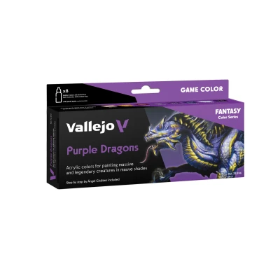 Afbeelding van Game Color Purple Dragons 8 kleuren 18ml 72194