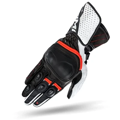 Afbeelding van SHIMA ST 3 Perforated Zwart Wit Rood Handschoenen Maat S Handschoen