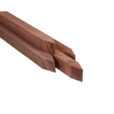 Afbeelding van Wovar Piketpaal Azobe Hardhout 4 x 150 cm Per Stuk