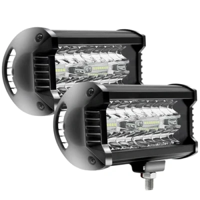 Afbeelding van CCLIFE Led werklamp 12V koplamp 240W auto tractor 12 inch IP67 offroad 6500K waterdichte schijnwerper voor SUV UTV ATV vrachtwagen, 1 stuk CushHom