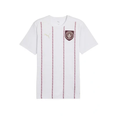Afbeelding van Puma Manchester CITY Prematch SS Fanartikel, Heren, Maat: Small, White dark jasper