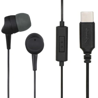 Afbeelding van Hama Oordopjes Sea In Ear Microfoon Kabel Knikbescherming Usb C Zwart