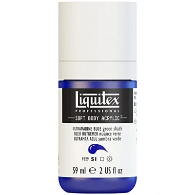 Afbeelding van Liquitex Professional Soft Body Acrylfles, ultramarijnblauw, 59 ml