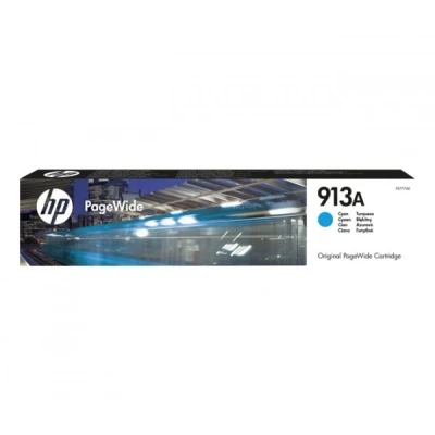 Afbeelding van HP 913A originele cyaan PageWide cartridge (F6T77AE)
