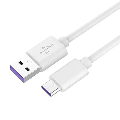 Image de PremiumCord câble de charge rapide USB C, 1 m, super 5A, fiche 3.1 type C vers 2.0, et données compatible avec les appareils blanc, m