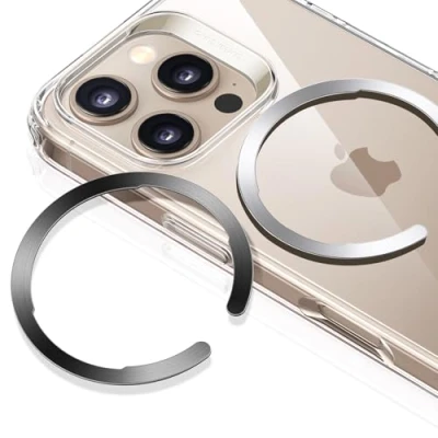 Afbeelding van ESR HaloLock Universele Magnetische Ring voor MagSafe Zwart en Zilver