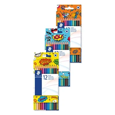 Afbeelding van Staedtler Edition Comic Kartonnen etui met 12 verschillende kleurpotloden, 175 COC12, meerkleurig