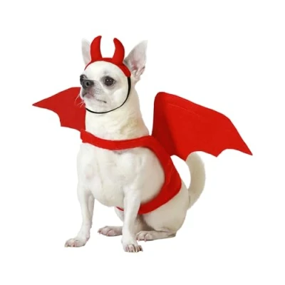 Afbeelding van Kostuum voor honden Demon Maat M