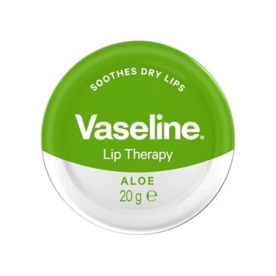Afbeelding van Vaseline Lippentherapie met aloë vera in doos 1 x 20 gram