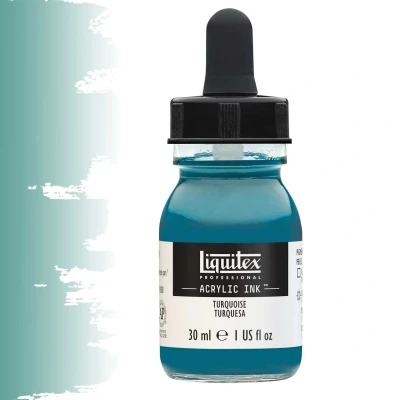 Afbeelding van Liquitex Professional Acrylic Ink! Turquoise 30ml 287 4260287