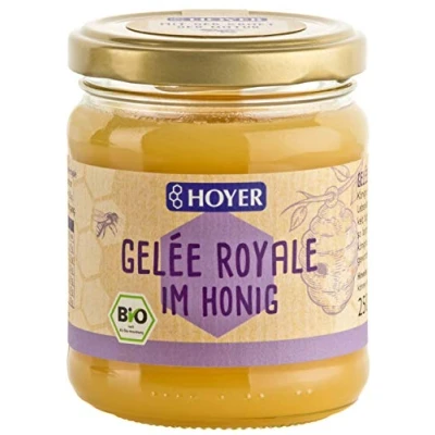 Afbeelding van Hoyer Honing met koninklijke gelei, 250 g