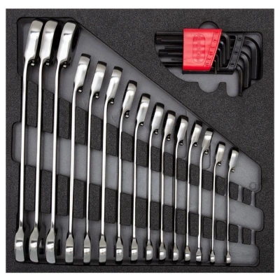 Afbeelding van Gedore RED 3301700 R22250001 Ringratelsteeksleutelset