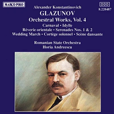 Afbeelding van Romanian State Orchestra, Horia Andreescu Glazunov: Orchestral Works, Vol.4 (CD)