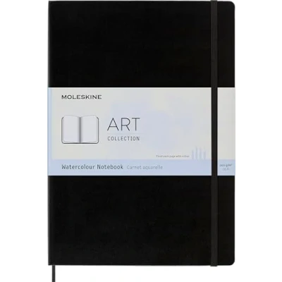 Image de Carnet Aquarelle Format A4 rigide noir
