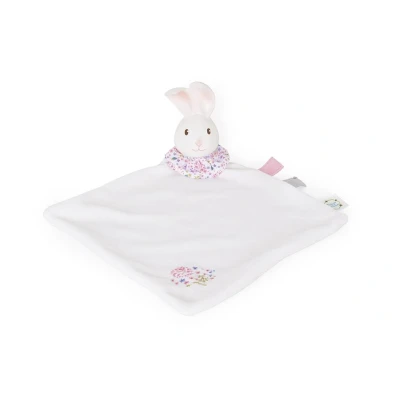 Afbeelding van Meiya &amp; Alvin Knuffeldoekje Konijn Knuffeldoek Baby wit 27 Cm